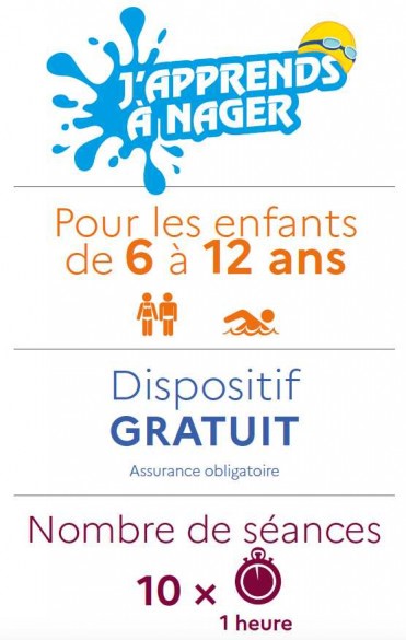 Flyer J'apprends à nager