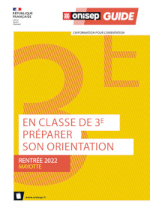 Vignette du livret  En classe de 3e préparer son orientation rentrée 2022  