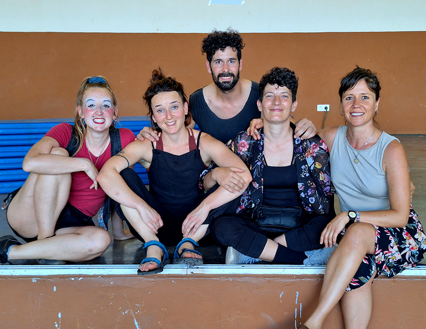 La troupe Spinish circo