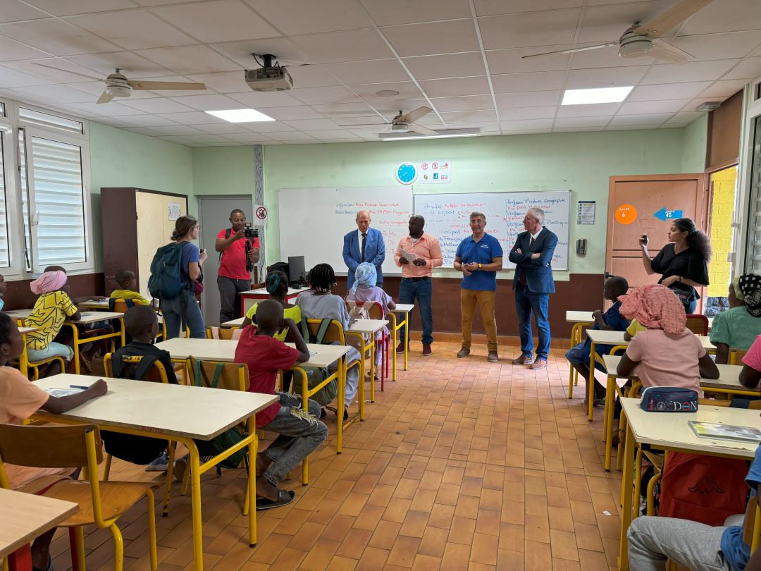 Visite d'une classe de 6ème