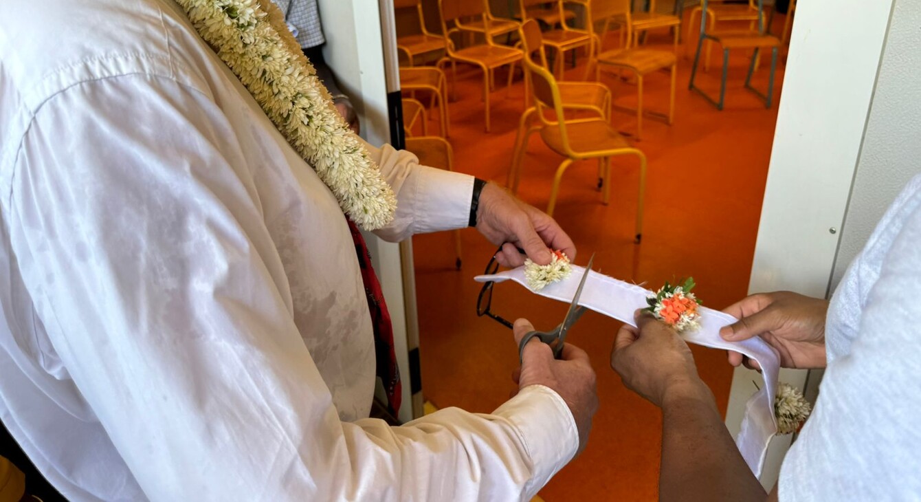 Le recteur inaugure le labo de maths