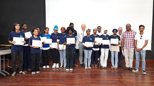 photo de groupe des lauréats