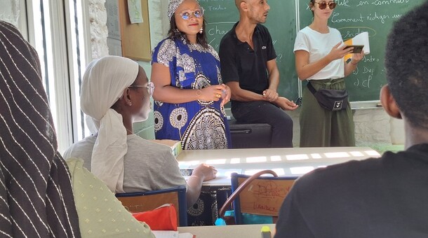 la journaliste de Mayotte 1ere